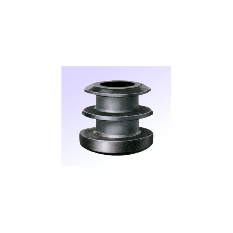 Embouts ronds plastiques noirs Embouts ronds plastiques noirs