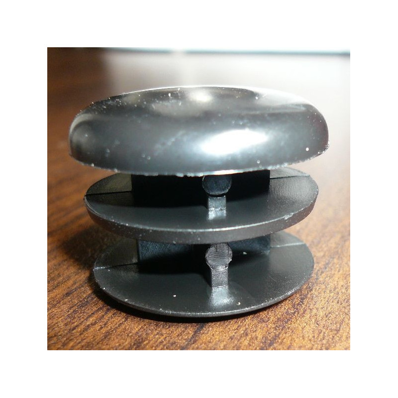 Embouts ronds plastiques noirs Embouts ronds plastiques noirs