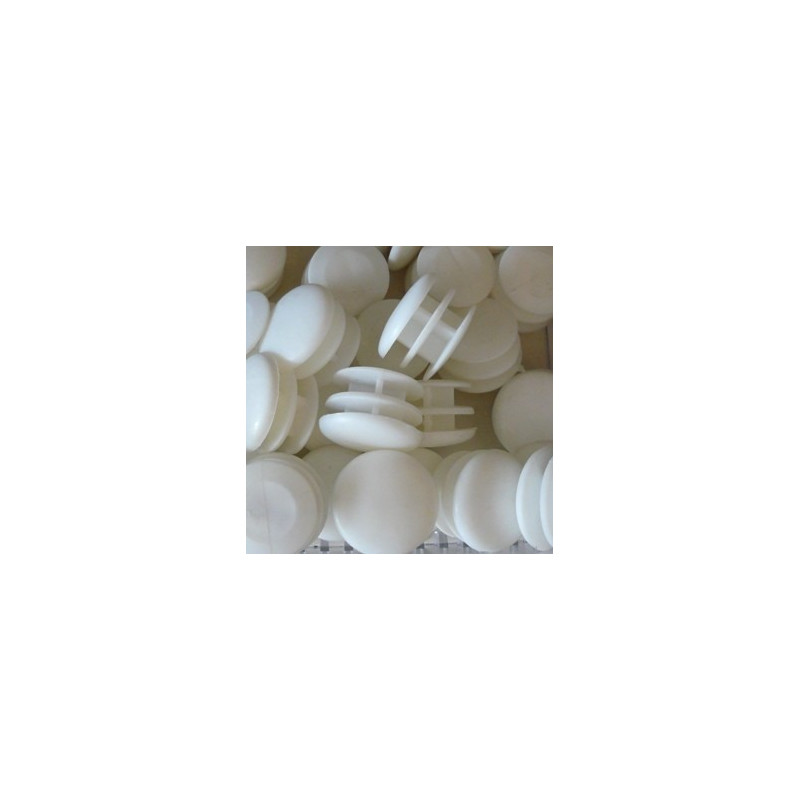 Embouts ronds plastiques blancs Embouts ronds plastiques blancs