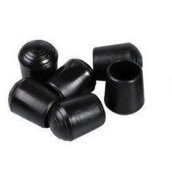 Embouts ronds emboitant plastiques noirs Embouts ronds emboitant plastiques noirs