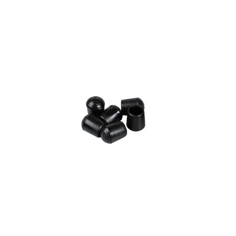 Embouts ronds emboitant plastiques noirs Embouts ronds emboitant plastiques noirs