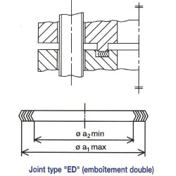 Joint spiralé ED NF EP 3,2 mm Joint spiralé ED NF EP 3,2 mm