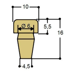 Butée à bourrer 5,5 Butée à bourrer 5,5