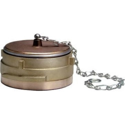 Bouchon avec verrou et chainette Bouchon avec verrou et chainette
