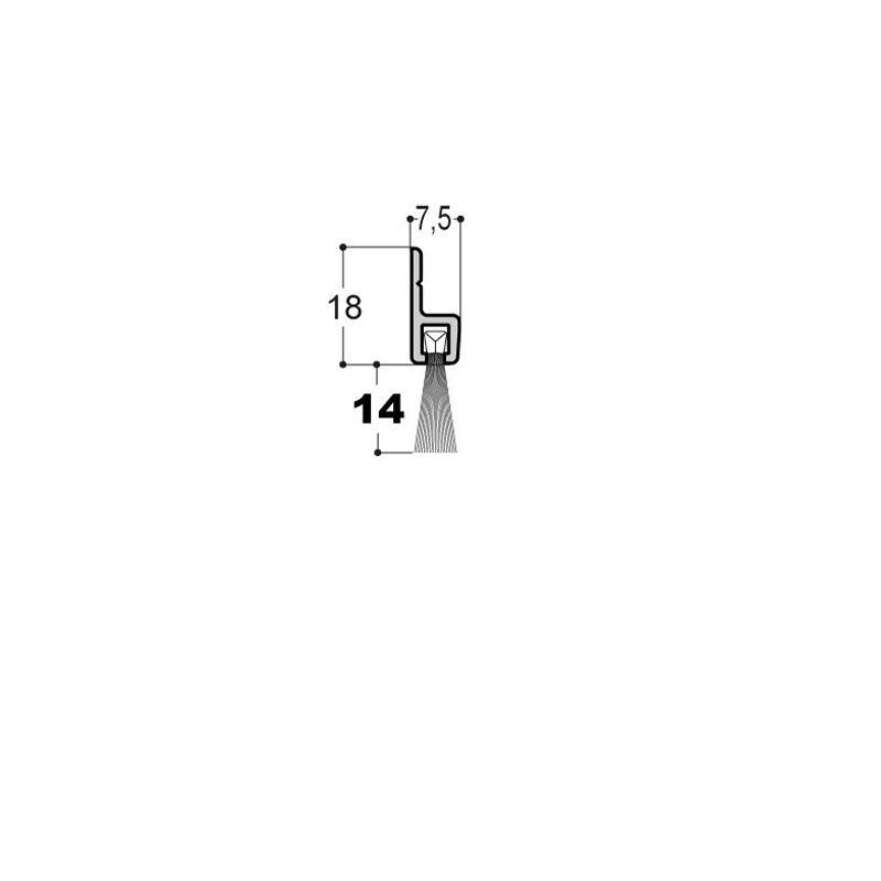Plinthe-brosse verticale A1 Plinthe-brosse verticale A1