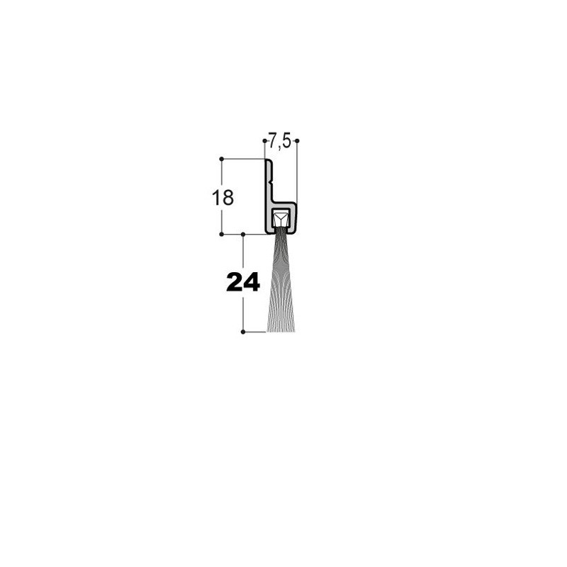 Plinthe-brosse verticale A1 Plinthe-brosse verticale A1