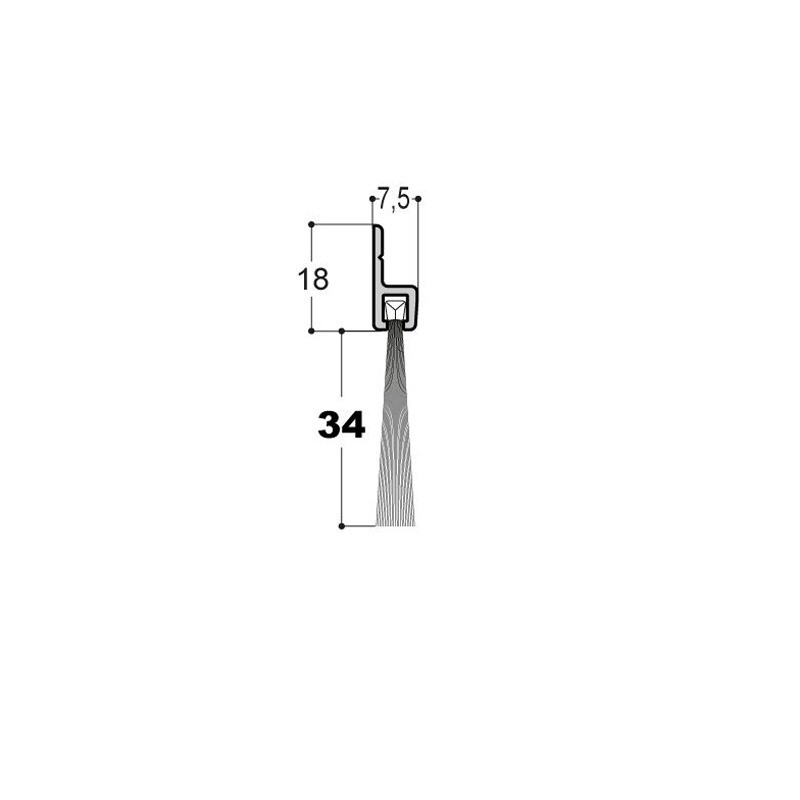 Plinthe-brosse verticale A1 Plinthe-brosse verticale A1