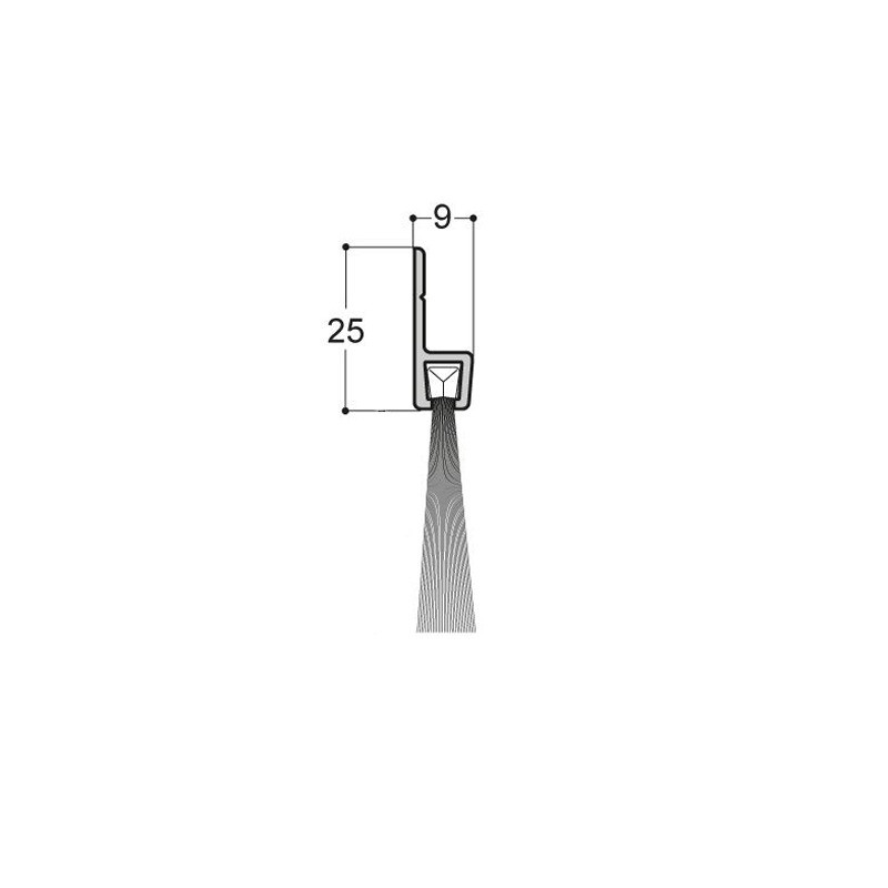 Plinthe-brosse verticale A2 Plinthe-brosse verticale A2