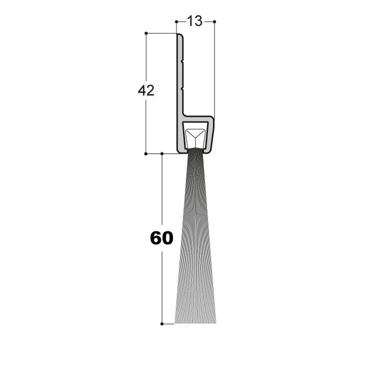 Plinthe-brosse verticale A3 Plinthe-brosse verticale A3