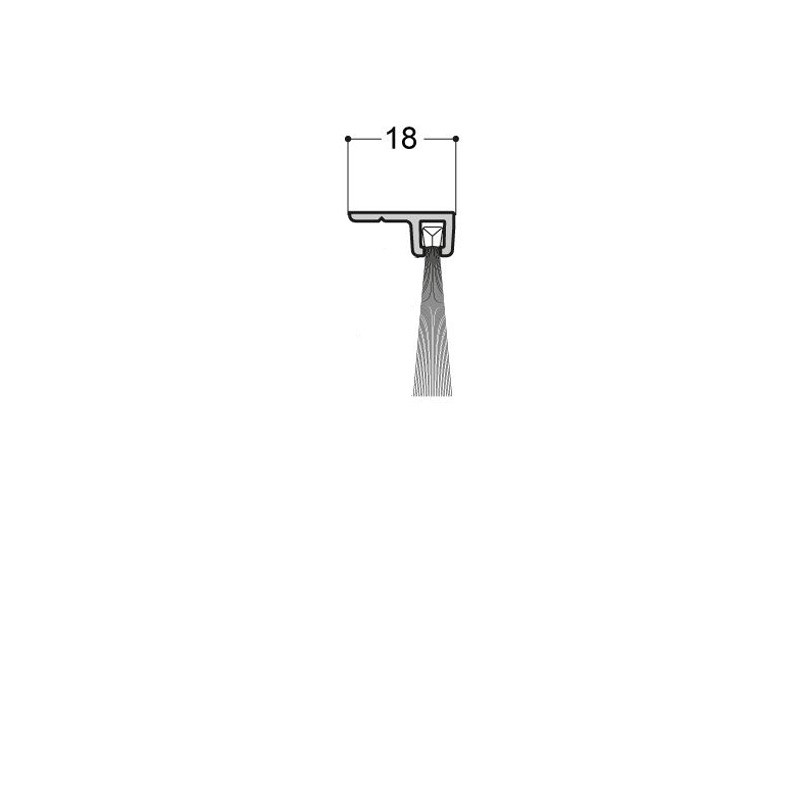 Plinthe-brosse perpendiculaire B1