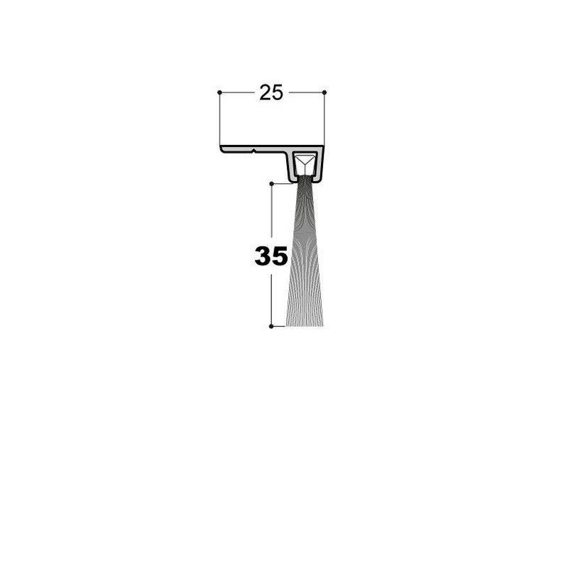 Plinthe-brosse perpendiculaire B2 Plinthe-brosse perpendiculaire B2