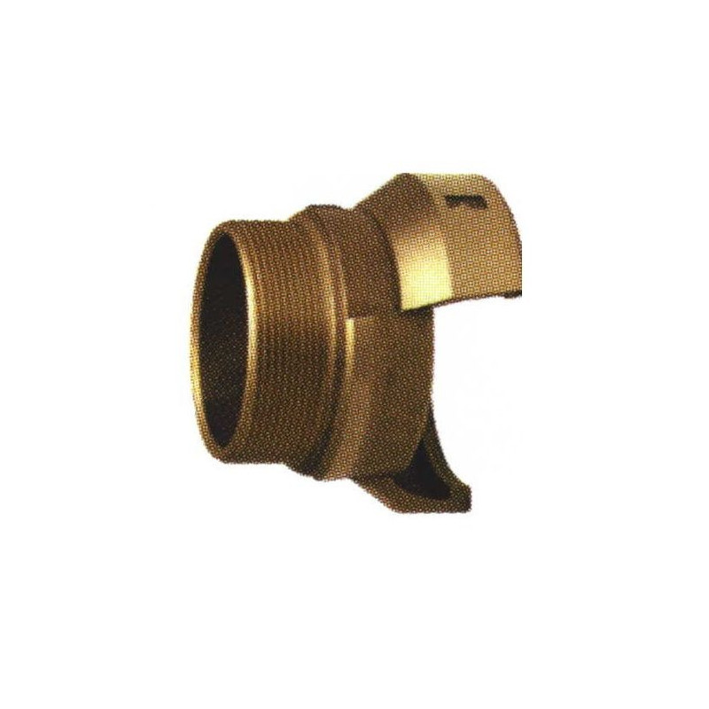Embout 1/2 sym. filetée mâle sans verrou bronze Embout 1/2 sym. filetée mâle sans verrou bronze