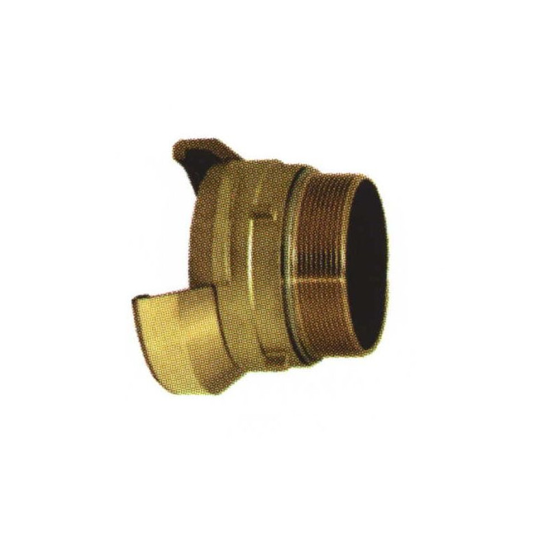 Embout 1/2 sym. filetée mâle avec verrou bronze Embout 1/2 sym. filetée mâle avec verrou bronze