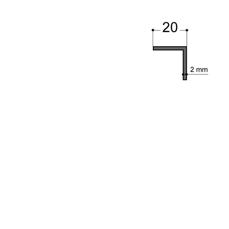 Protection d'angle PVC rigide Protection d'angle PVC rigide