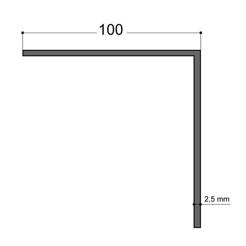 Protection d'angle PVC rigide Protection d'angle PVC rigide
