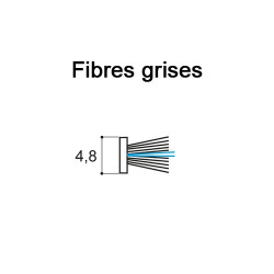Joint-brosse fibres grises 4,8 Joint-brosse fibres grises 4,8