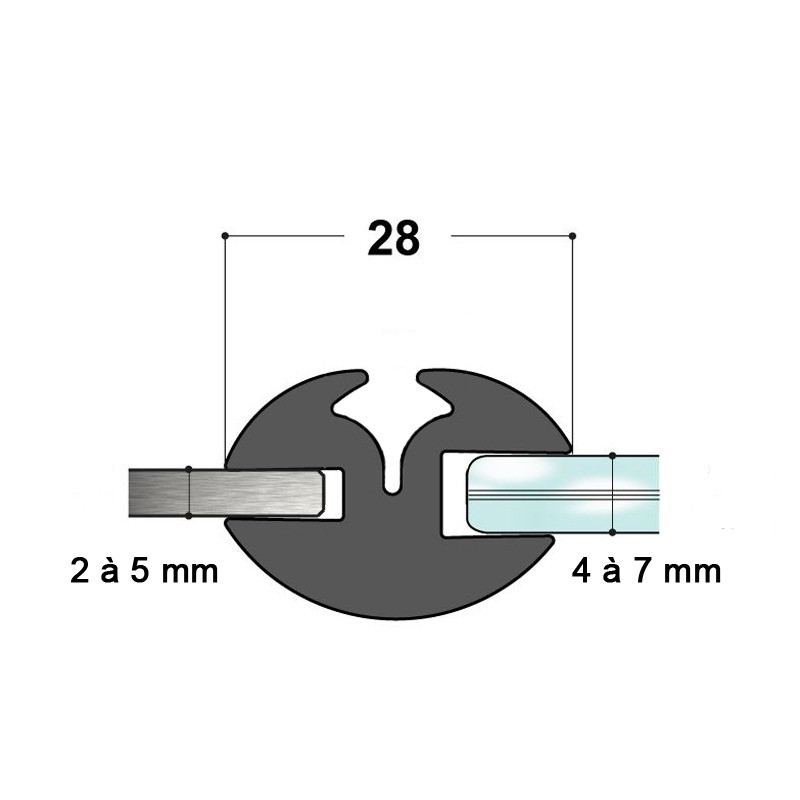 Profil à clef N°1 A Profil à clef N°1 A