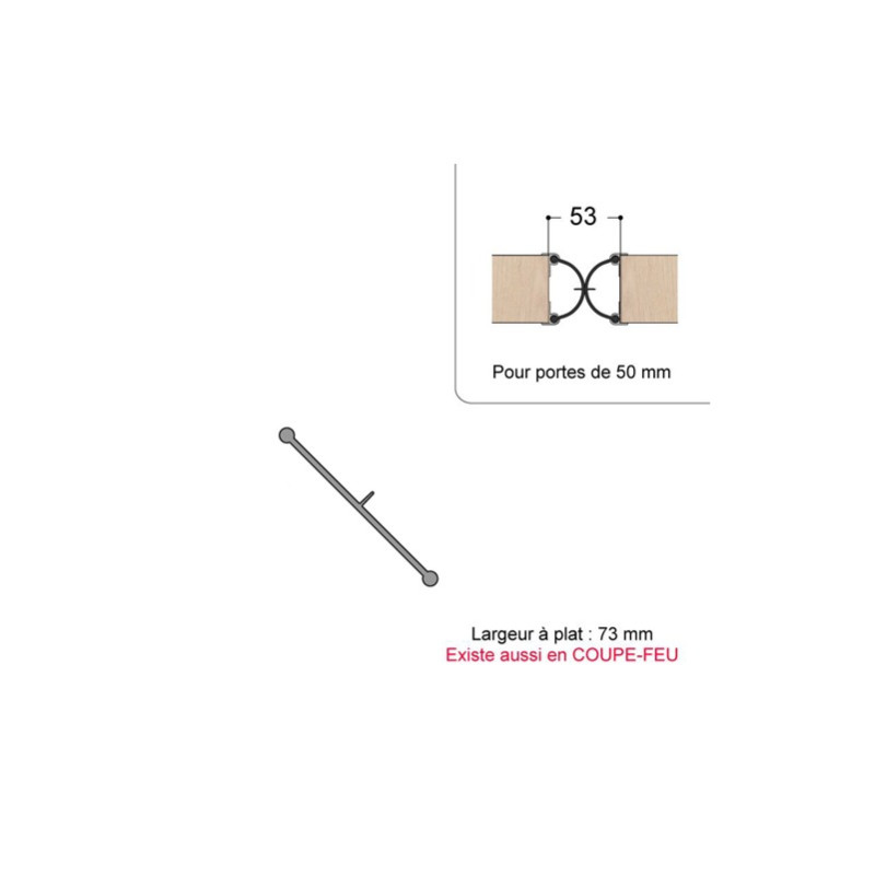 Joint anti-pince doigts porte 50 Joint anti-pince doigts porte 50