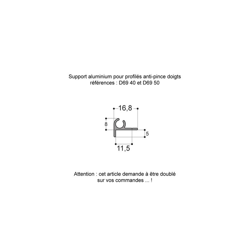 Support aluminium C Support aluminium C
