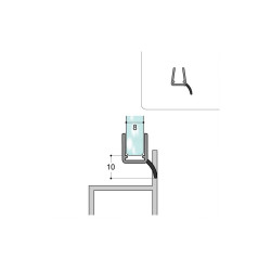 Profilé porte de douche V60 Profilé porte de douche V60