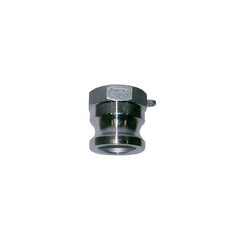 Adaptateur femelle inox à cames Adaptateur femelle inox à cames