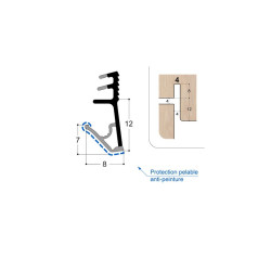 Joint isophonique multichambre F12 R4 S PR Joint isophonique multichambre F12 R4 S PR