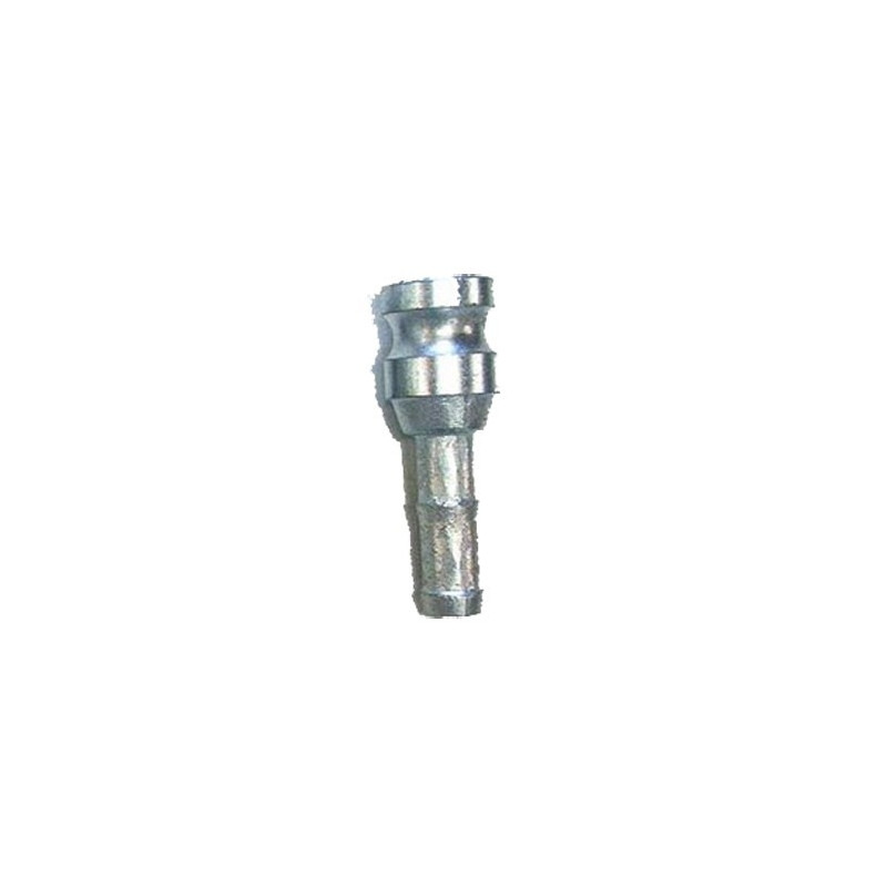 Adaptateur mâle cannelé fonte zinguée Adaptateur mâle cannelé fonte zinguée
