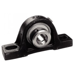 Palier à semelle avec corps en fonte M7-RASE, roulement à billes auto-aligneur à bague de blocage excentrique, bague extérieure Palier à semelle avec corps en fonte M7-RASE, roulement à billes auto-aligneur à bague de blocage excentrique, bague extérieure