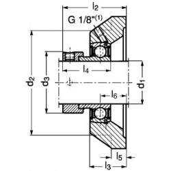 Palier applique avec corps en fonte M7-PCJ Palier applique avec corps en fonte M7-PCJ