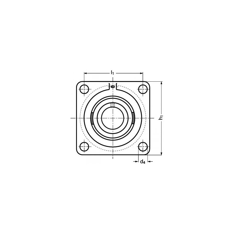 Palier applique avec corps en fonte M7-PCJ Palier applique avec corps en fonte M7-PCJ
