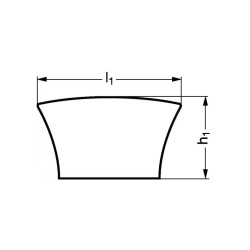 Courroie trapézoïdale GATES ou OPTIBELT pour une gorge de 17 mm de large. TYPE B. Courroie trapézoïdale GATES ou OPTIBELT pour une gorge de 17 mm de large. TYPE B.