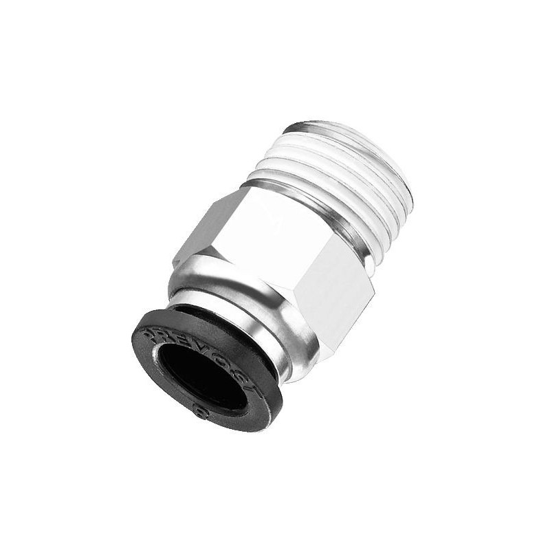 Raccord autobloquant droit mâle conique métal Raccord autobloquant droit mâle conique métal