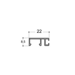 Profilé porte joint pour étanchéité porte intérieure Profilé porte joint pour étanchéité porte intérieure