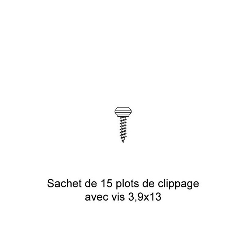 Plots clip bois pour profilé PORTE JOINT 1 Plots clip bois pour profilé PORTE JOINT 1