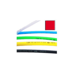 Tube polyuréthane calibré rouge, bobine de 25 m Tube polyuréthane calibré rouge, bobine de 25 m
