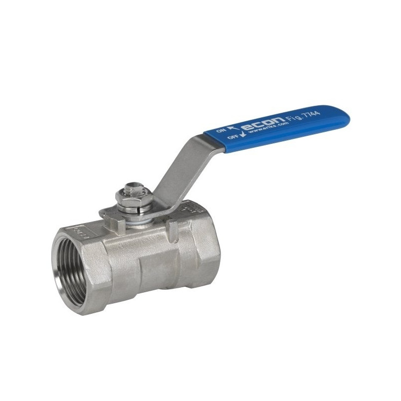 Robinet taraudé BSP à boisseau sphérique inox femelle Robinet taraudé BSP à boisseau sphérique inox femelle
