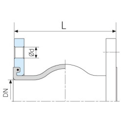 Compensateur de dilatation type 50 jaune Compensateur de dilatation type 50 jaune