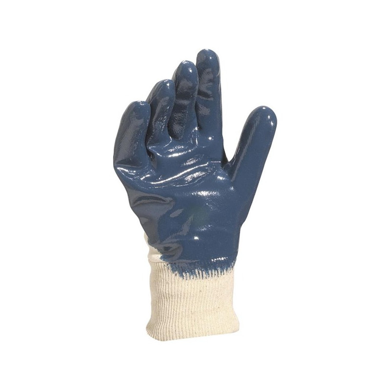 Paire gants en NITRILE sur support jersey coton Paire gants en NITRILE sur support jersey coton