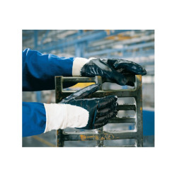 Paire gants en NITRILE sur support jersey coton Paire gants en NITRILE sur support jersey coton