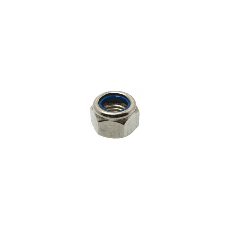 Ecrou hexagonal à frein cl 6 DIN 985 zingué Ecrou hexagonal à frein cl 6 DIN 985 zingué
