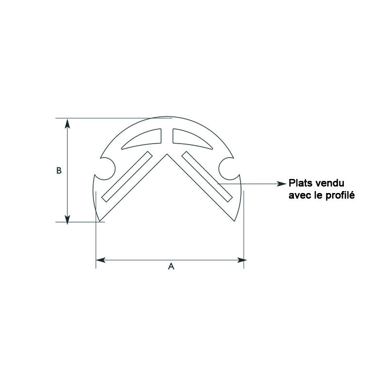 Protection angle de mur à visser longueur 2m Protection angle de mur à visser longueur 2m