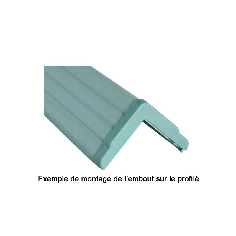 Embout pour protection angle de mur Embout pour protection angle de mur
