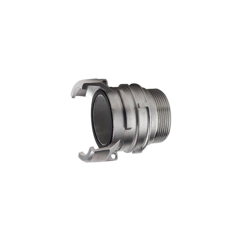 Embout 1/2 sym. filetée mâle avec verrou inox Embout 1/2 sym. filetée mâle avec verrou inox
