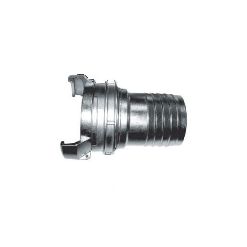 Raccord 1/2 sym. douille annelée réduite avec verrou, inox Raccord 1/2 sym. douille annelée réduite avec verrou, inox