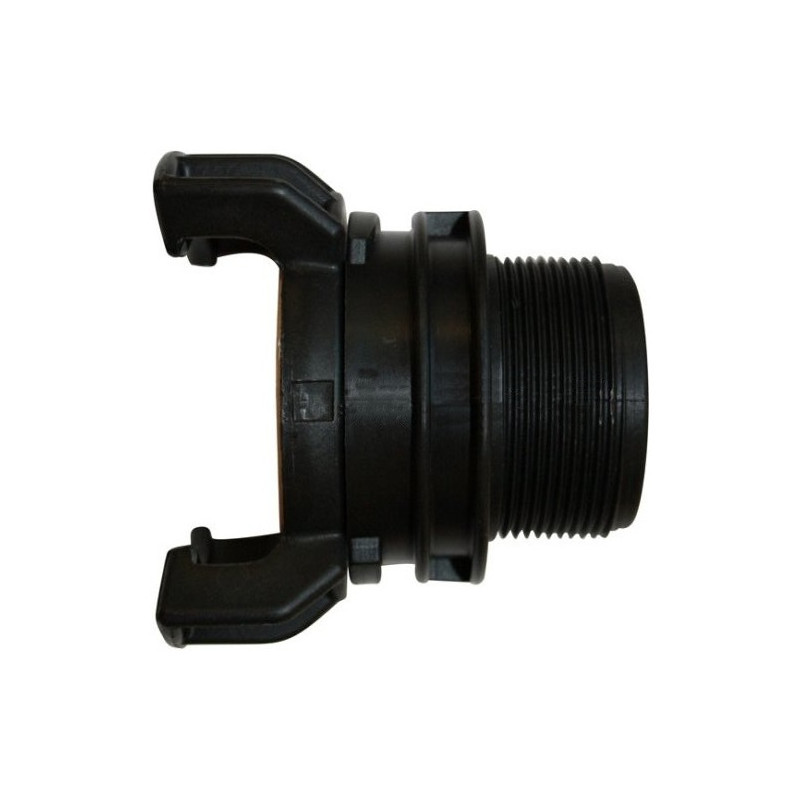Embout 1/2 sym. filetée mâle avec verrou polypropylène Embout 1/2 sym. filetée mâle avec verrou polypropylène