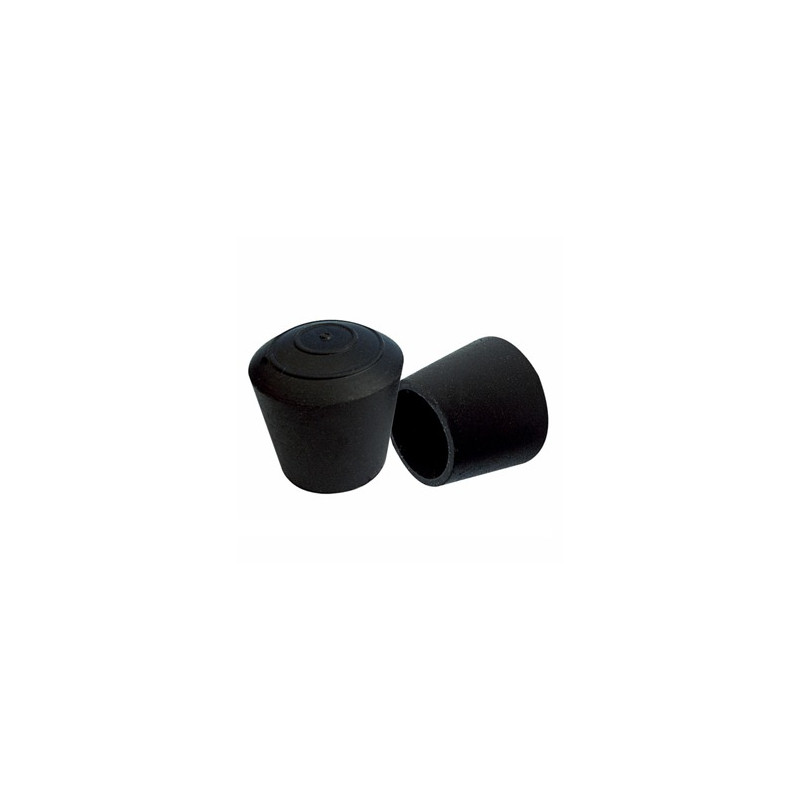 Embouts emboitant caoutchouc ronds noir pour tube métal 100PCS Embouts emboitant caoutchouc ronds noir pour tube métal 100PCS