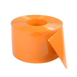 Lanière orange PVC porte souple standard Lanière orange PVC porte souple standard