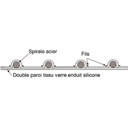 Gaine GERFLAIR série 6 silicone 2 plis Gaine GERFLAIR série 6 silicone 2 plis