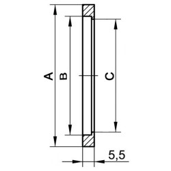 5 Joints PTFE raccord SMS 5 Joints PTFE raccord SMS