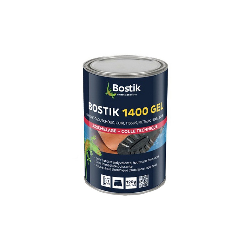 Bostik Colle 1400 GEL néoprène polyvalente en 5 Litres Bostik Colle 1400 GEL néoprène polyvalente en 5 Litres
